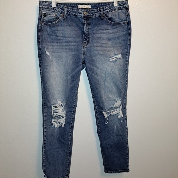 KanCan Denim - Kancan Los Angeles Estilo Distressed Destroyed Skinny Jean size 15